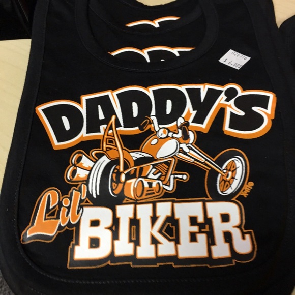 Baby biker bib