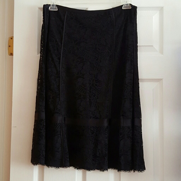 DKNY Black lace skirt new with tags
