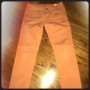 Burnt orange jeans