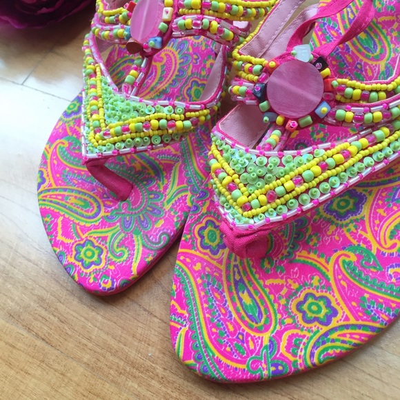 WBA Collection Shoes Colorful Sandals From Dominican Republic