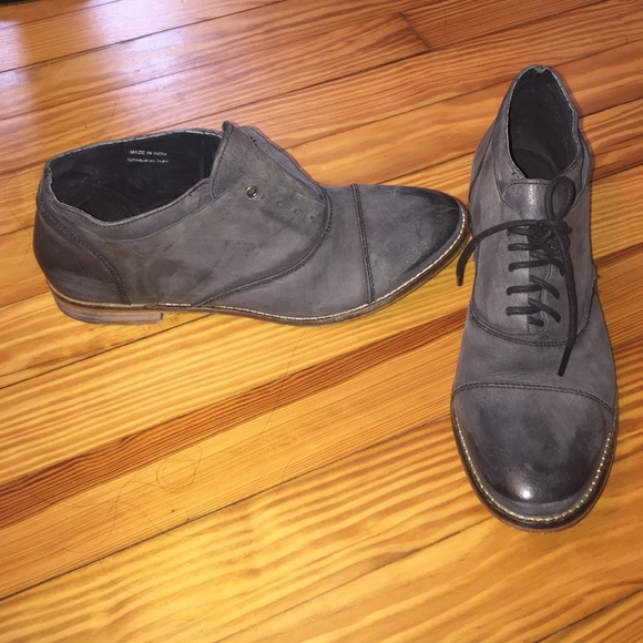 Free People Genuine Leather Lace Up Oxford