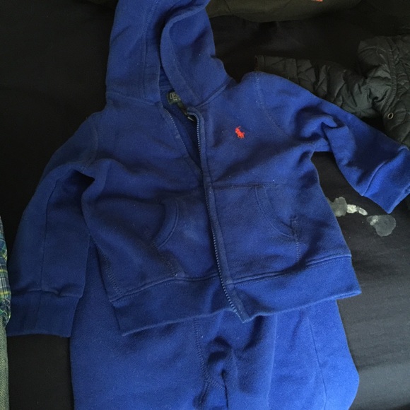 Infants polo sweatsuit