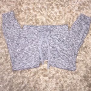 Jogger black and white pants