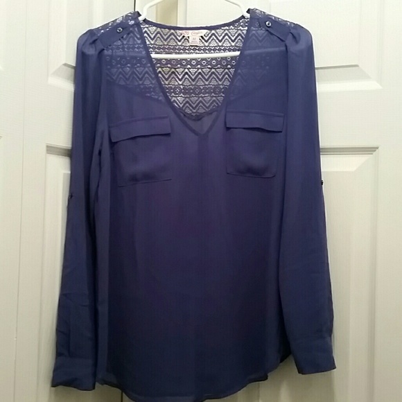Blue/purple Blouse