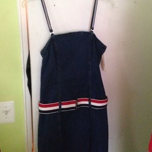 Tommy girl Jean stretchy dress with belt