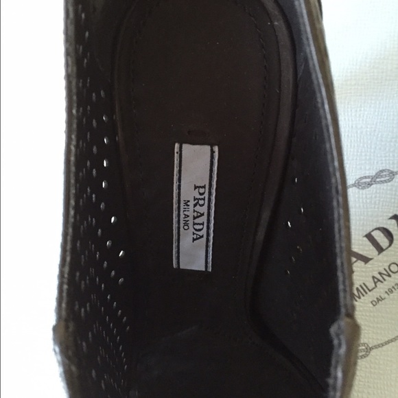 Authentic Prada black leather Booties - Picture 2 of 4