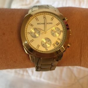 Gold Michael Kors watch