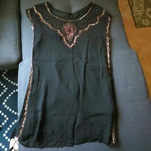 Lucky Brand Art Deco shift dress