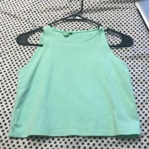 Lf turquoise crop top tank