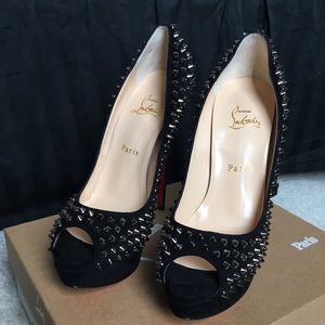 Christian Louboutin lady peep spikes