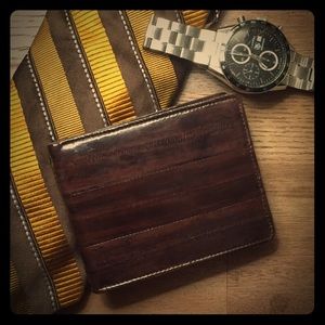 Brown Bi-fold Wallet - New without tags