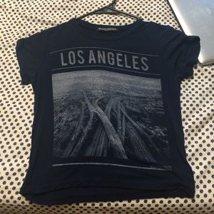 Rare brandy Melville blue crop top MUST GO