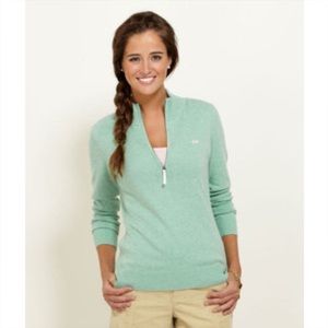🎀SOLD🎀Vineyard Vines mint green quarter zip