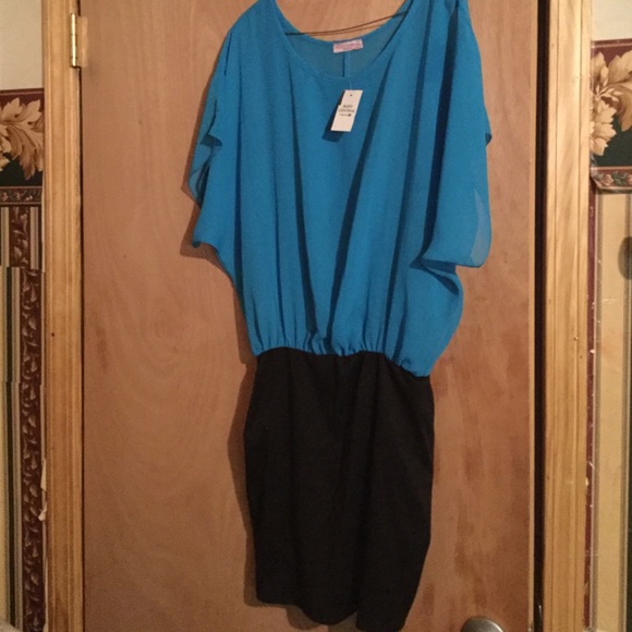 Body dress with sheer Top