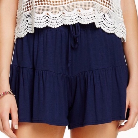 Ruffle Jersey shorts - Picture 3 of 4