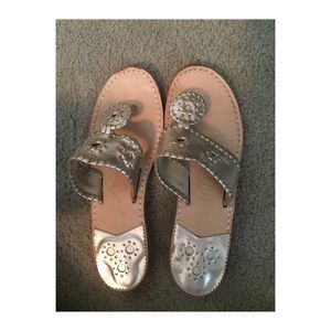 Metallic Jack Rogers Sandals
