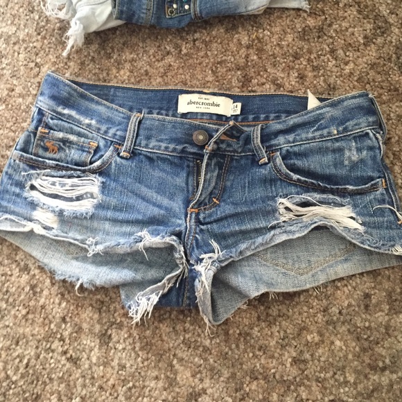 Denim shorts