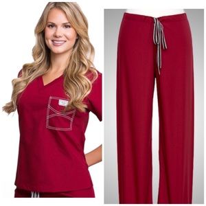 Blue Sky Scrubs! Crimson set