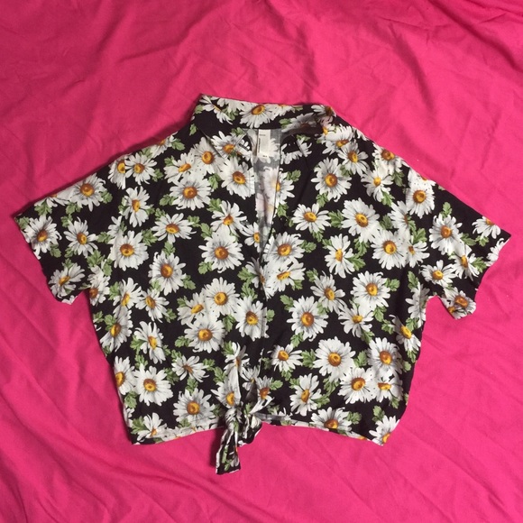 American Apparel Mid-length Daisy blouse