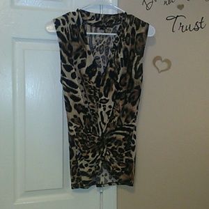 Leopard print blouse