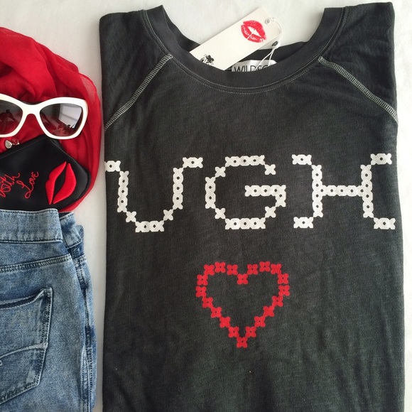 Wildfox Tops - 🎉HP🎉 Wildfox UGH jumper sweatshirt