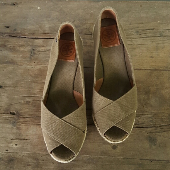 Authentic Tory Burch Wedge Heels