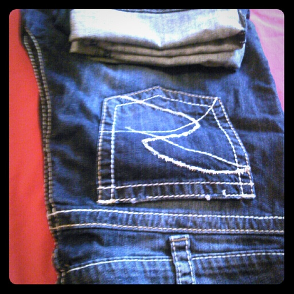 Denim capris
