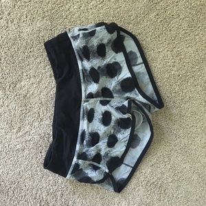 Lululemon speed shorts