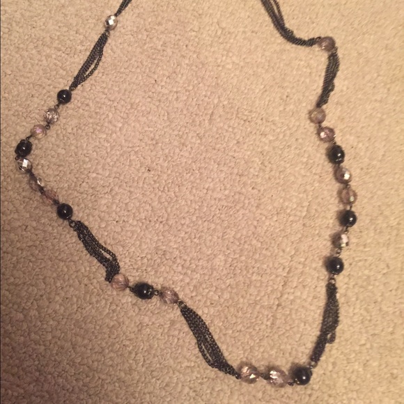 Long beaded necklace