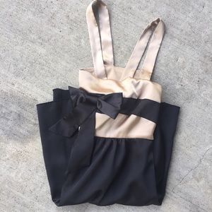 ♻️donated♻️Silk Bow Fancy Tank Top