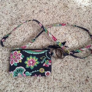 Vera Bradley lanyard and ID case