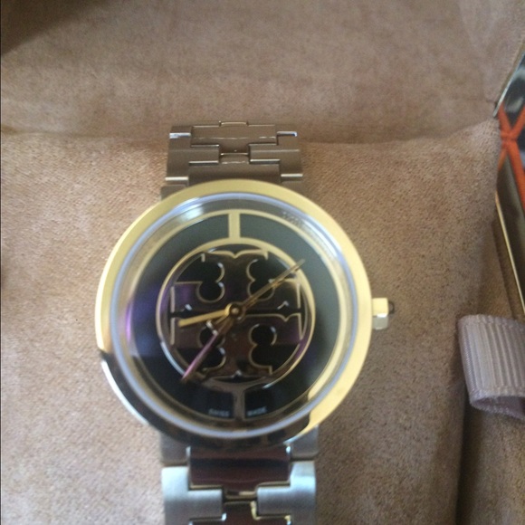 REVA WATCH, GOLD-TONE/BLACK, 28 MM