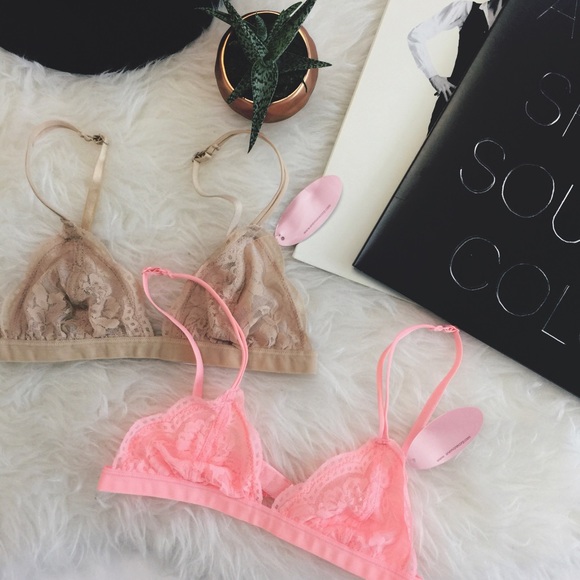 LAST ONE! Bright Coral Bralette - Picture 2 of 2