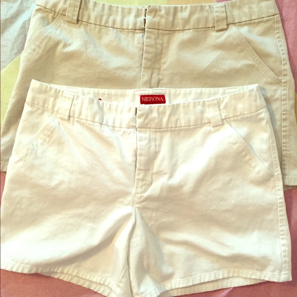 2 Pairs Merona Shorts Size 10