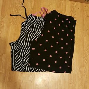 2 pairs Jammie pants***hold***