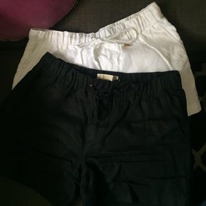 Michael kohrs size 2 linen short bundle.