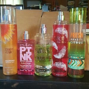 Lot of body sprays