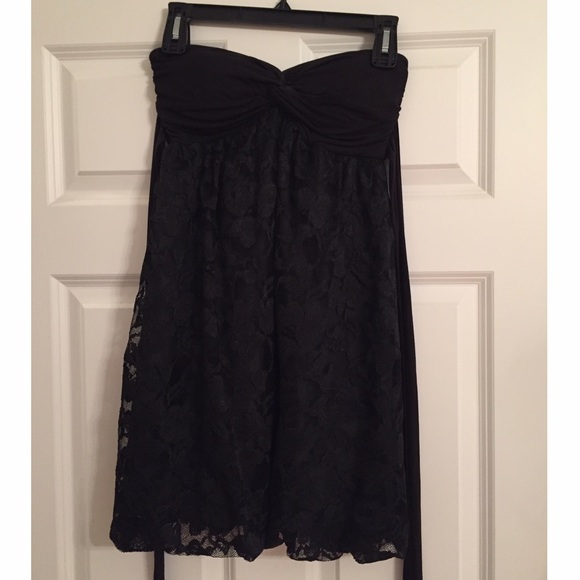 Short, black, baby doll dress, only worn once!