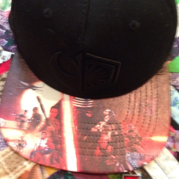 A Star Wars force awakens flat bill hat SnapBack