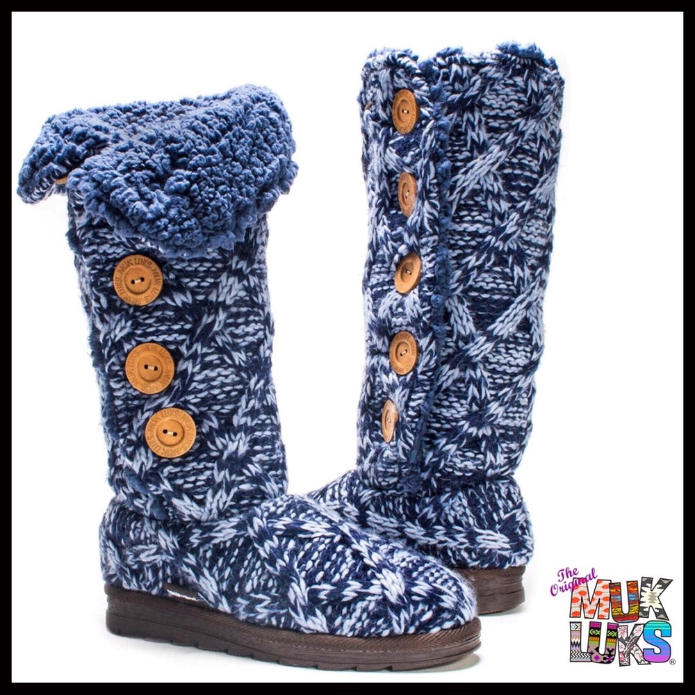 MUK LUK COZY BOOTS Vegan Shearling Lined - Picture 7 of 7