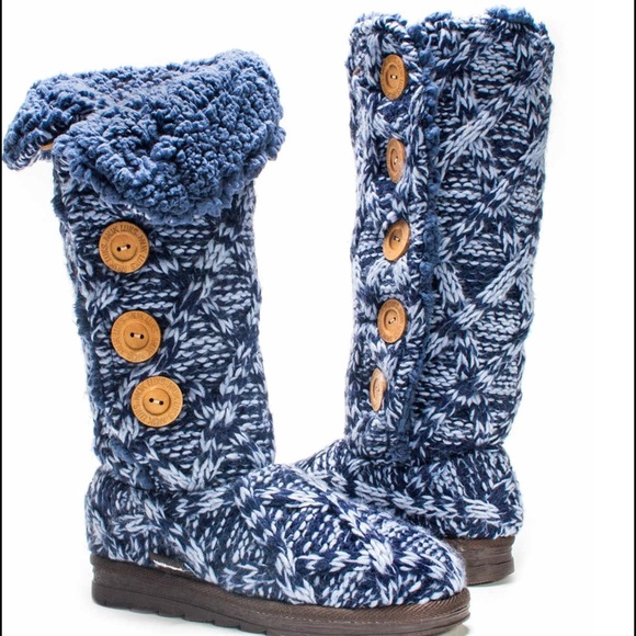 MUK LUK COZY BOOTS Vegan Shearling Lined - Picture 3 of 7