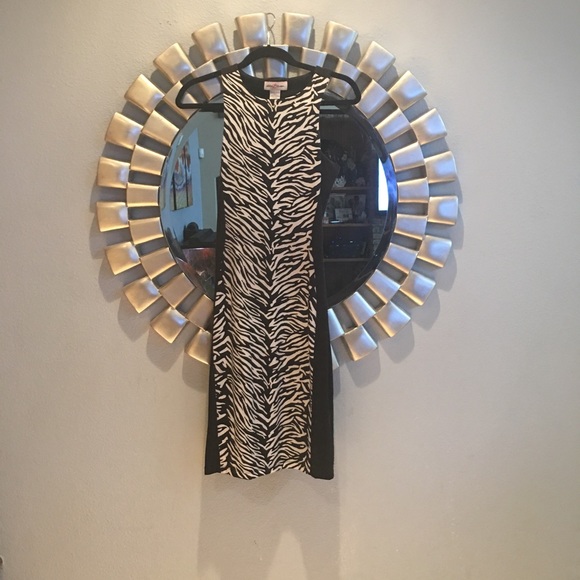 Zebra print dress