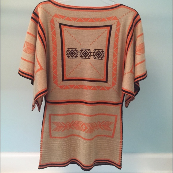 Aztec print sweater. Size S/M