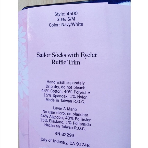 🎈little girl sailor socks🎈 - Picture 2 of 3