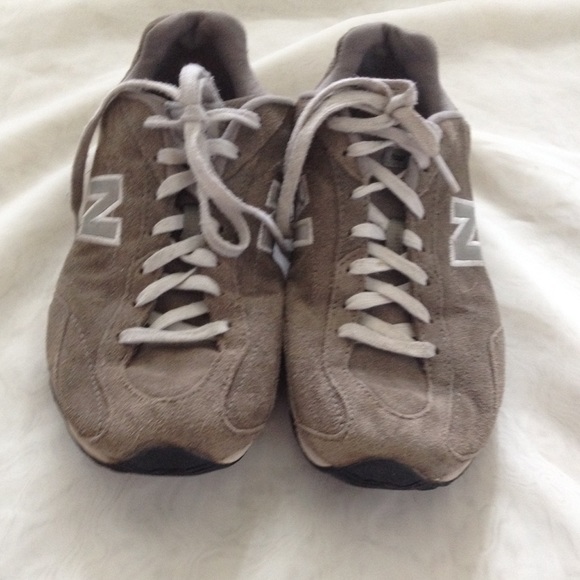 Grey Newbalance shoes