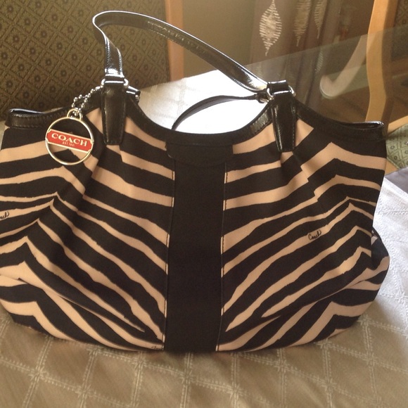 Coach purse animal print