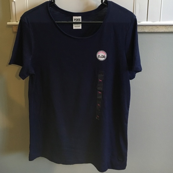 Victoria's Secret pink navy shirt