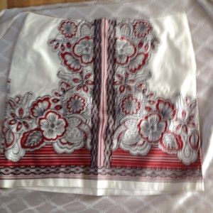 Ann Taylor skirt red/brown print