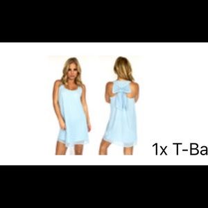 Dainty hooligan bow back dress