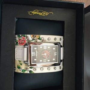 Never worn Ed Hardy watch